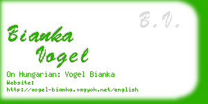 bianka vogel business card